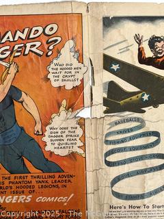 Fight Comics #28, Fiction House, 1943, WWII Torture Comic Book Cover.  Cover Only.