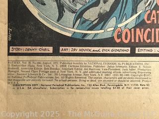Batman #266 (August 1975) "Here Comes...The Catwoman" Comic Book Cover Early Catwoman Appearance