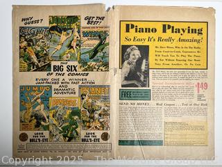 Jumbo Comics #65 Fiction House 1944  Sheena Queen of the Jungle Cover Only 