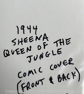 Jumbo Comics #65 Fiction House 1944  Sheena Queen of the Jungle Cover Only 