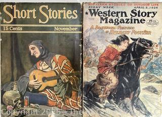 Four (4) Early Pulp Magazines (1920's)