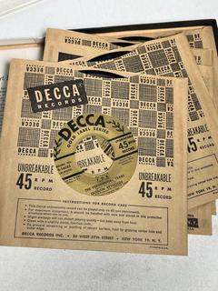Nine (9) 45 RPM Records - Ricky Nelson Etc.