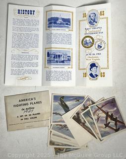 Group Ephemera Including JFK, Agnew, Planes, Card Gauges, Calculator, Etc
