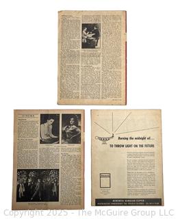 Three (3) WWII Era Military Issue News Magazines. Printed in Hawaii