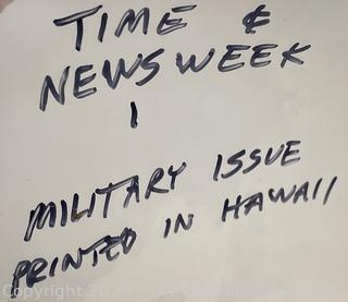 Three (3) WWII Era Military Issue News Magazines. Printed in Hawaii