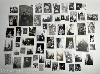 Collection of Candid Photos of Celebrities from The 1930's. Identified on back.