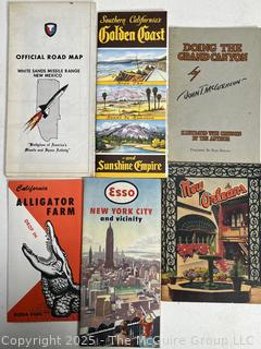 Travel Maps and Souvenir Pamphlets.