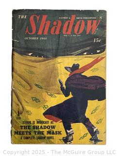 The Shadow October 1944 Shadow Meets The Mask Maxwell Grant Pulp Magazine