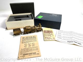 Brass United Pacific Fast Mail PFM 3-Truck Shay Locomotive Pacific Coast HO  In Box