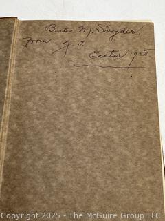 Tooled Leather Rubaiyat of Omar Khayyam Edward Fitzgerald presented by Willy Pogany 1900 Book.