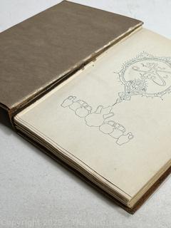 Tooled Leather Rubaiyat of Omar Khayyam Edward Fitzgerald presented by Willy Pogany 1900 Book.
