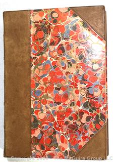 Leather with Marbled Boards The Complete Poetical Works of Sir Walter Scott, c1900 Cambridge Edition
