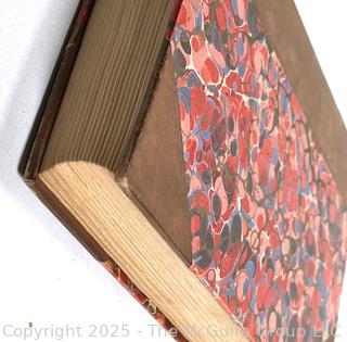 Leather with Marbled Boards The Complete Poetical Works of Sir Walter Scott, c1900 Cambridge Edition