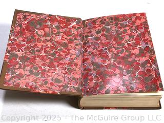 Leather with Marbled Boards The Complete Poetical Works of Sir Walter Scott, c1900 Cambridge Edition