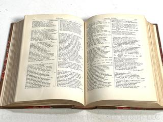 Leather with Marbled Boards The Complete Poetical Works of Sir Walter Scott, c1900 Cambridge Edition