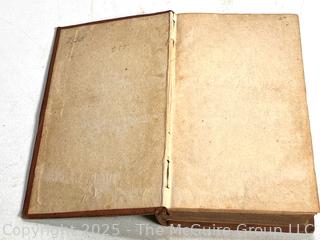 Leather Bound with Gilt Decoration 1809 Memoirs Of The Life Of Mrs. Elizabeth Carter 1st American Edition Book.