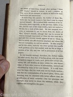 Leather Bound with Gilt Decoration 1809 Memoirs Of The Life Of Mrs. Elizabeth Carter 1st American Edition Book.