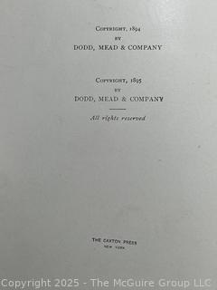 1897 A Doctor Of The Old School by Ian MacLaren Book. 