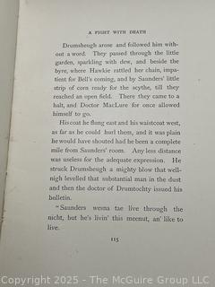 1897 A Doctor Of The Old School by Ian MacLaren Book. 