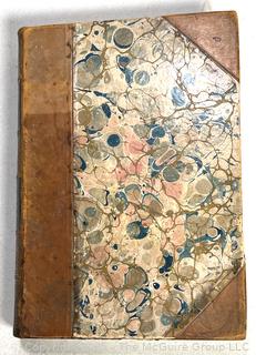Leather with Marbled Boards Scenes from a Clerical Life by George Eliott Book. 