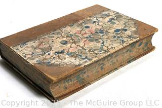 Leather with Marbled Boards Scenes from a Clerical Life by George Eliott Book. 