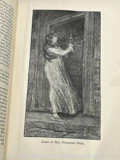 Leather with Marbled Boards Scenes from a Clerical Life by George Eliott Book. 