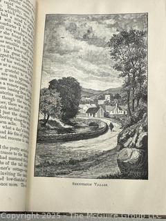 Leather with Marbled Boards Scenes from a Clerical Life by George Eliott Book. 