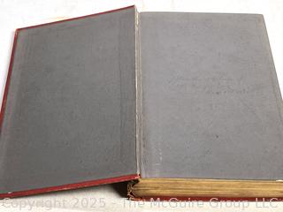 Gilt Decorated The Works of Shakespeare Portrait & Illustrations Book.
