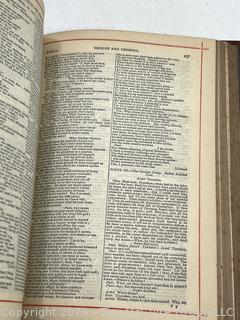 Gilt Decorated The Works of Shakespeare Portrait & Illustrations Book.
