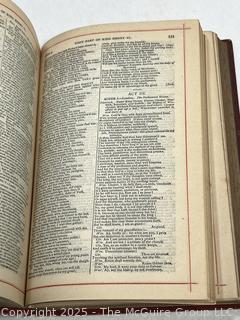 Gilt Decorated The Works of Shakespeare Portrait & Illustrations Book.

