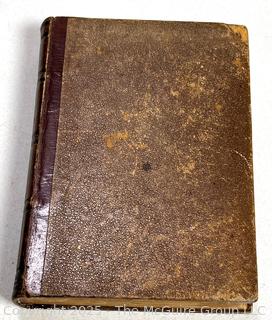 Leather Bound 1876 Romane by Carl Spindler's Book. 