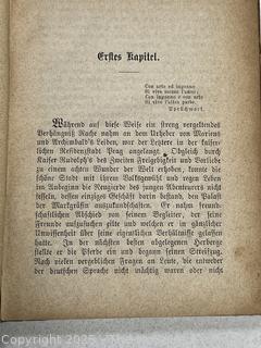 Leather Bound 1876 Romane by Carl Spindler's Book. 