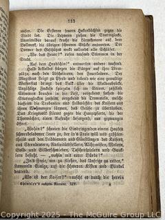Leather Bound 1876 Romane by Carl Spindler's Book. 