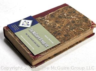 Leather with Marbled Boards 1829 Tales from American History Book. 

