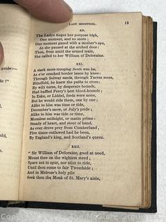 The Lay Of The Last Minstrel By Sir Walter Scott 1836 Book