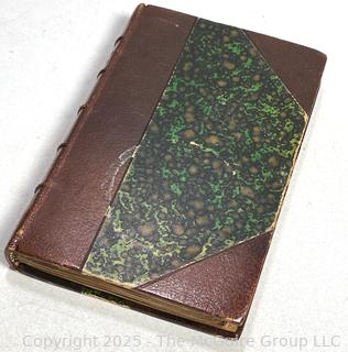 Leather With Marbled Boards 1877 De Civilitate Morum Puerilium by Erasmus Of Rotterdam