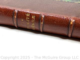 Leather With Marbled Boards 1877 De Civilitate Morum Puerilium by Erasmus Of Rotterdam
