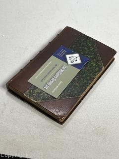 Leather With Marbled Boards 1877 De Civilitate Morum Puerilium by Erasmus Of Rotterdam