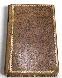 Leather Bound with Gilt Decoration Rosario, Histoire Espagnole, Lille, L. Lefort, 1840. 1st Edition Book. 
