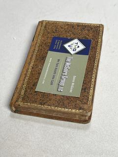 Leather Bound with Gilt Decoration Rosario, Histoire Espagnole, Lille, L. Lefort, 1840. 1st Edition Book. 
