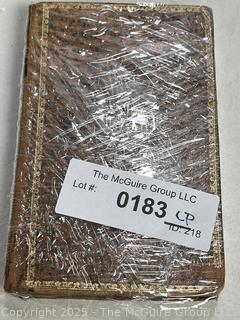 Leather Bound with Gilt Decoration Rosario, Histoire Espagnole, Lille, L. Lefort, 1840. 1st Edition Book. 
