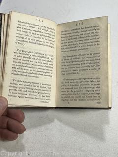 Leather with Marbled Boards 1796 A New Biographical Dictionary Containing a Brief Account of the Lives and Writings by Stephen Jones Book
