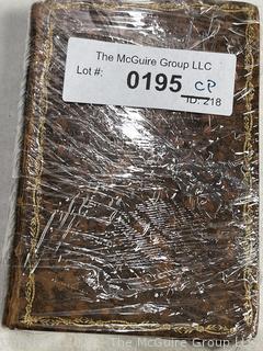 Leather with Marbled Boards 1796 A New Biographical Dictionary Containing a Brief Account of the Lives and Writings by Stephen Jones Book