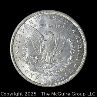 1900 (O) US One Dollar Morgan Head Silver Coin (some luster)