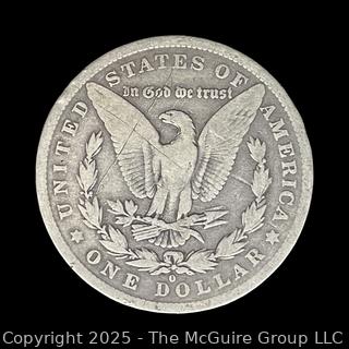 1881 (O) US One Dollar Morgan Head Silver coin 