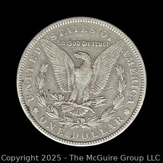 1904 (P) US One Dollar Morgan Head Silver Coin 