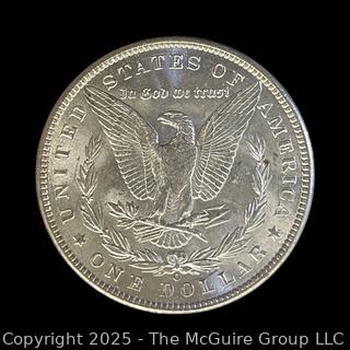 1900 (O) US One Dollar Morgan Head Silver Coin (some luster)