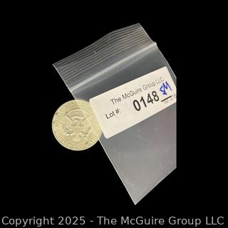 1964 US Kennedy Half Dollar Silver 50 cent coin 