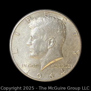 1964 (P) US Kennedy Half Dollar Silver 50 cent coin