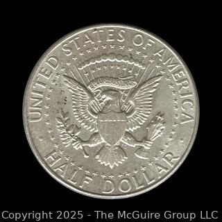 1964 US Kennedy Half Dollar Silver 50 cent coin